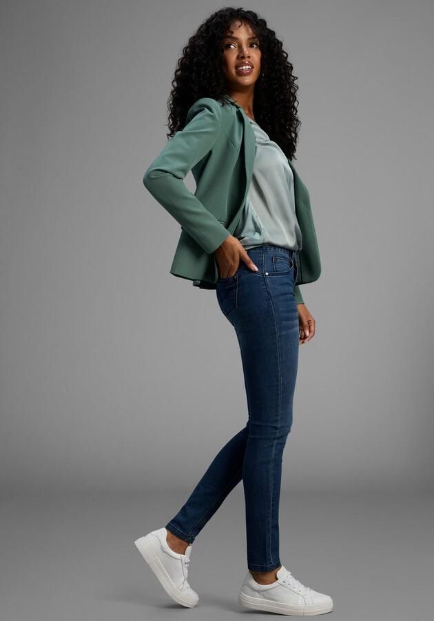 Arizona Skinny fit jeans Shaping skinny pasvorm normale taille in stretchkwaliteit used-look - Foto 7