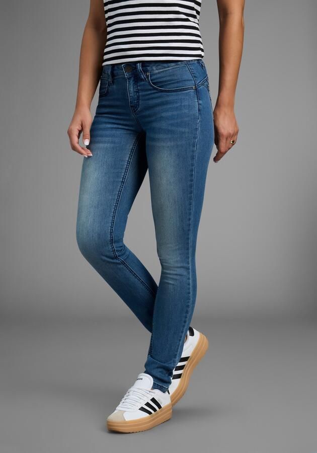 Arizona Skinny fit jeans Shaping skinny pasvorm normale taille in stretchkwaliteit used-look - Foto 2