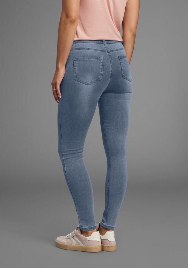 Arizona Skinny fit jeans Ultra Stretch extra-strak gesneden pasvorm modieuze used-wassing - Foto 5