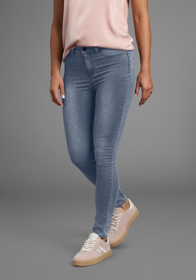 Arizona Skinny fit jeans Ultra Stretch extra-strak gesneden pasvorm modieuze used-wassing - Foto 6