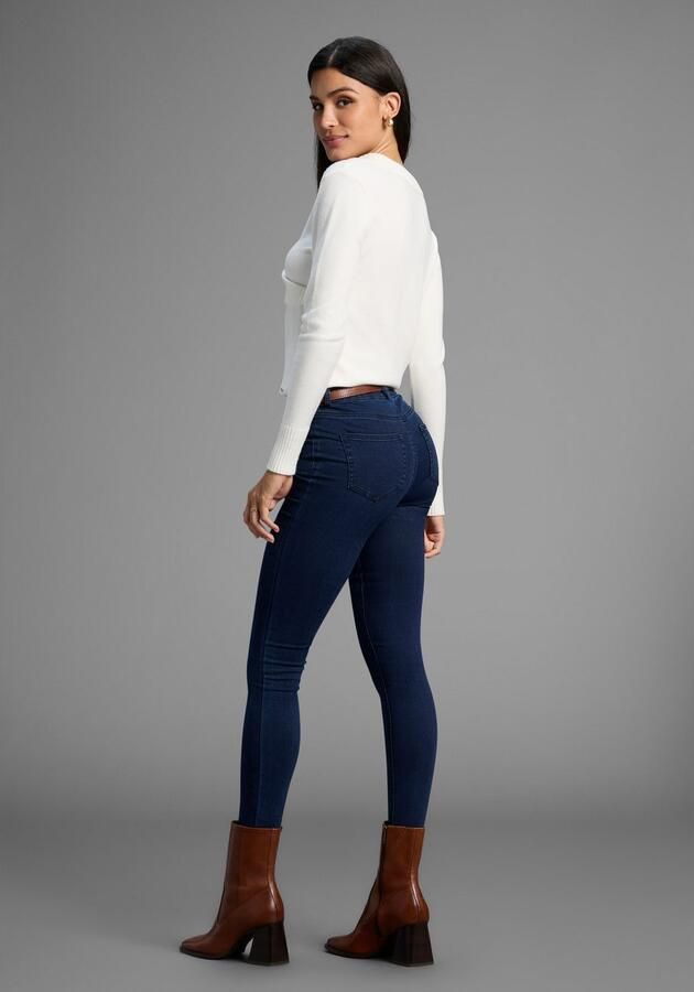 Arizona Skinny fit jeans Ultra Stretch extra-strak gesneden pasvorm modieuze used-wassing - Foto 4