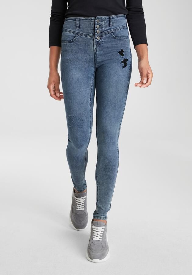 Arizona Skinny fit jeans Ultra Stretch hoge taille enkel-lang elastisch denim-materiaal - Foto 8