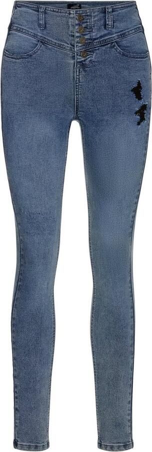 Arizona Skinny fit jeans Ultra Stretch hoge taille enkel-lang elastisch denim-materiaal - Foto 5
