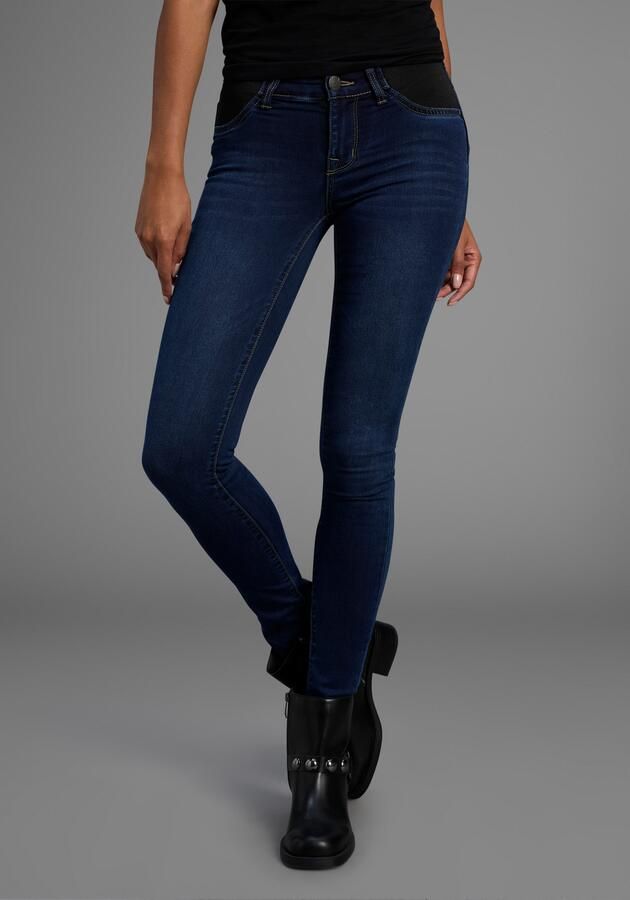 Arizona Skinny fit jeans Ultra Stretch skinny-fit met used-look-crinkles lage taille - Foto 3