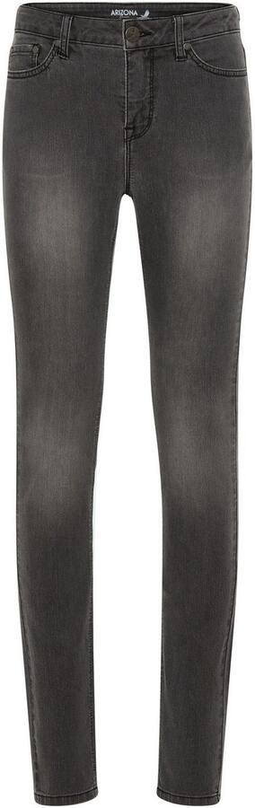 Arizona Slim fit jeans Shaping strakke pasvorm skinny jeans used-look-wassing hoge taille - Foto 5