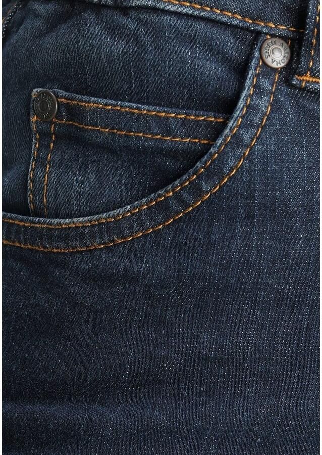 Arizona Slim fit jeans Tailleband met zij-elastiek inzet smalle pasvorm skinny jeans used-wassing hoge taille