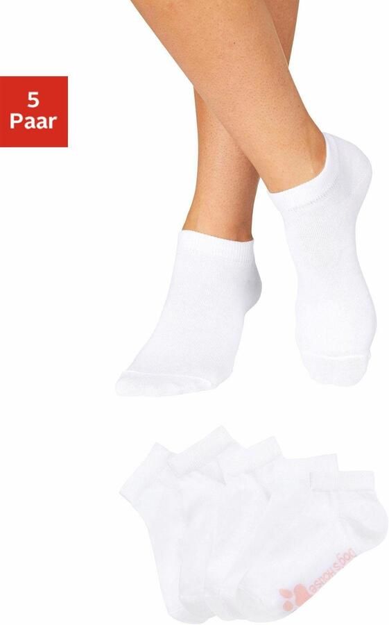 Arizona Sneakersokken met leuk potendesign onder de zool (set 5 paar) - Foto 9