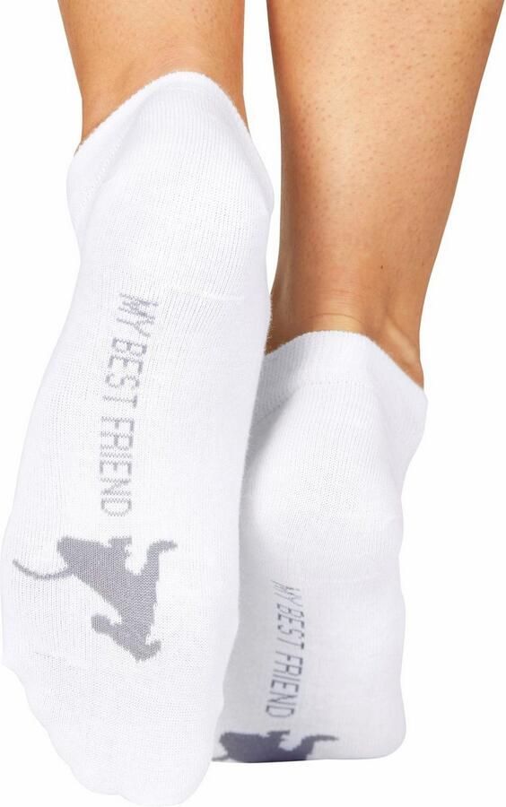 Arizona Sneakersokken met leuk potendesign onder de zool (set 5 paar) - Foto 7