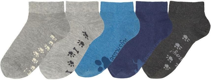 Arizona Sneakersokken met leuk potendesign onder de zool (set 5 paar) - Foto 7