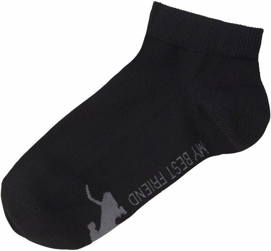 Arizona Sneakersokken met leuk potendesign onder de zool (set 5 paar)