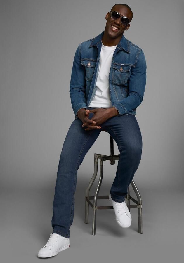 Arizona Straight jeans rechte pasvorm subtiele used-wassing lage taille - Foto 6