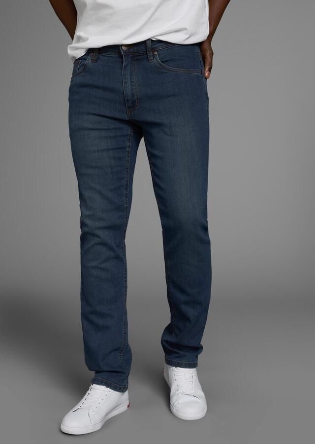 Arizona Straight jeans rechte pasvorm subtiele used-wassing lage taille