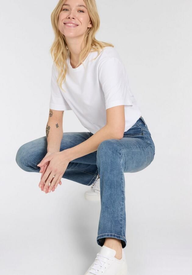 Arizona Straight jeans Ultra Stretch normale pasvorm comfort fit used-look-wassing - Foto 2