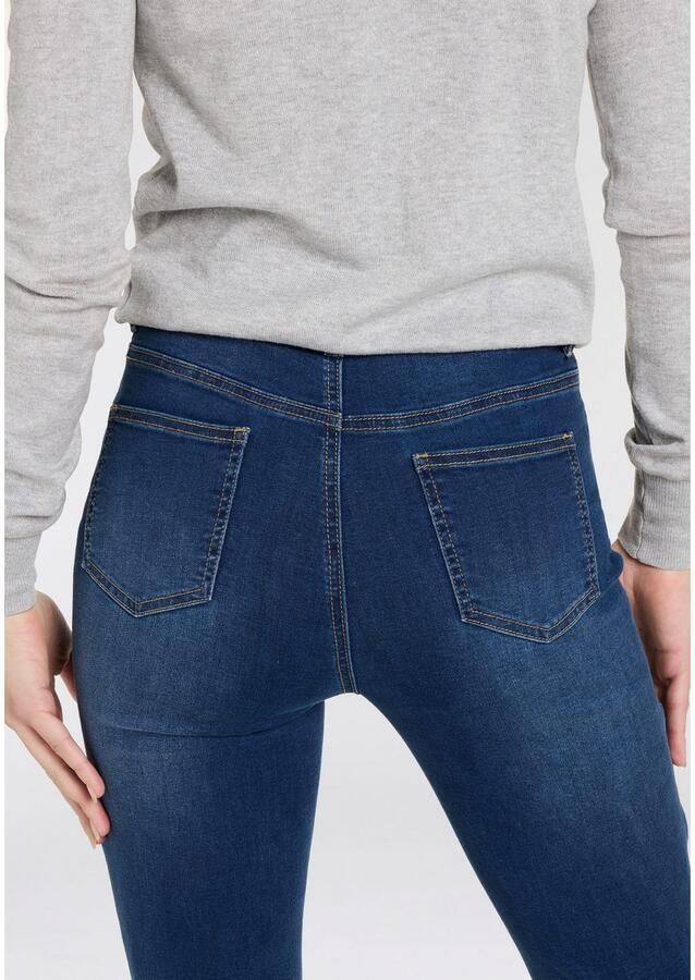 Arizona Straight jeans Ultra Stretch normale pasvorm comfort fit used-look-wassing