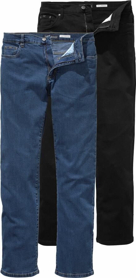 Arizona Stretch jeans John rechte pasvorm lage taille met five-pocket-configuratie (set 2-delig) - Foto 11