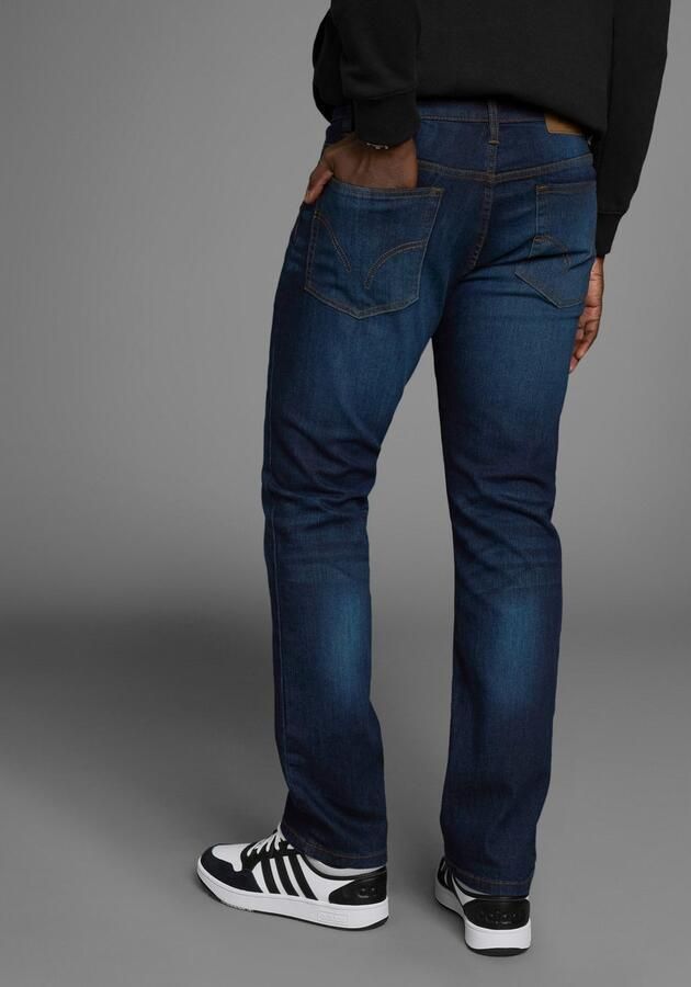 Arizona Stretch jeans rechte pijp lage taillehoogte met riemlussen - Foto 3