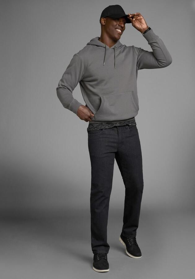 Arizona Stretch jeans rechte pijp lage taillehoogte met riemlussen - Foto 10