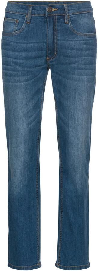 Arizona Stretch jeans rechte pijp lage taillehoogte met riemlussen - Foto 5