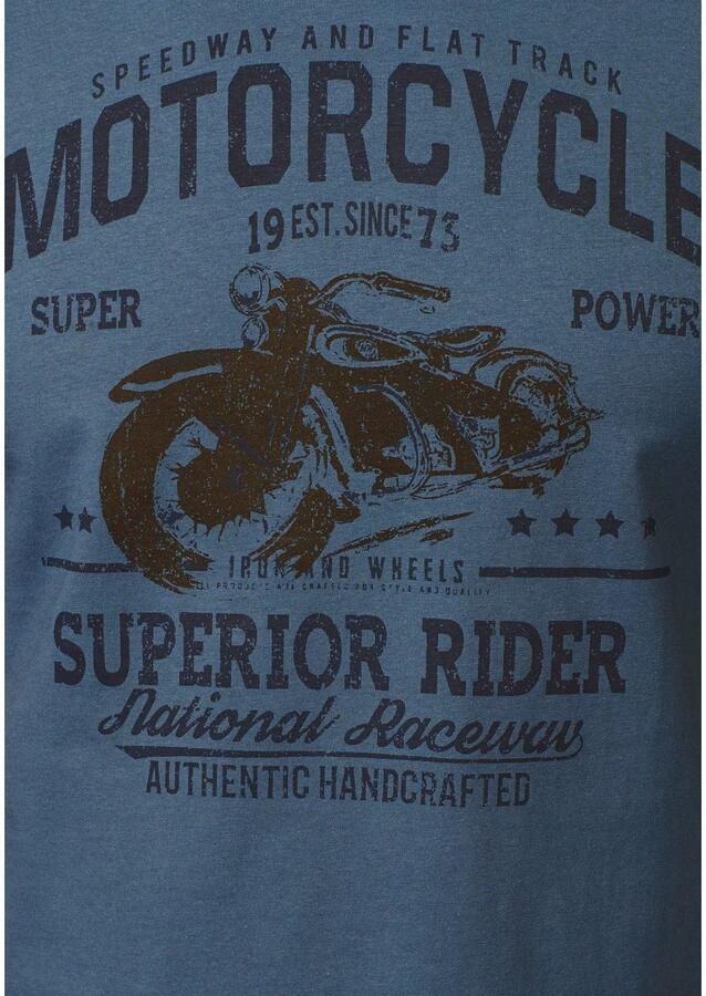 Arizona T-shirt Korte mouwen casual pasvorm bedrukt ronde hals casual - Foto 3