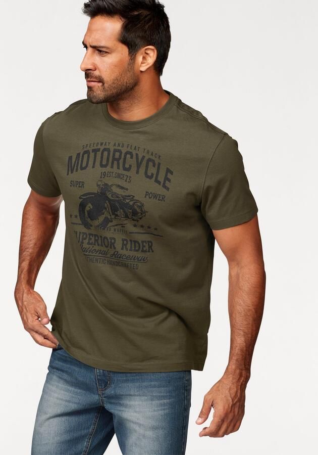 Arizona T-shirt Korte mouwen casual pasvorm bedrukt ronde hals casual - Foto 6