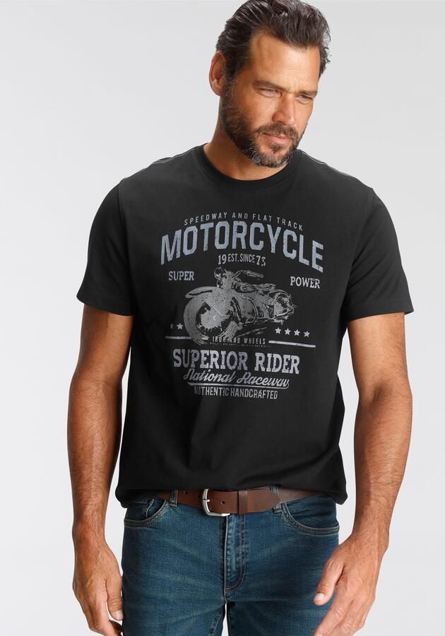 Arizona T-shirt Korte mouwen casual pasvorm bedrukt ronde hals casual - Foto 4