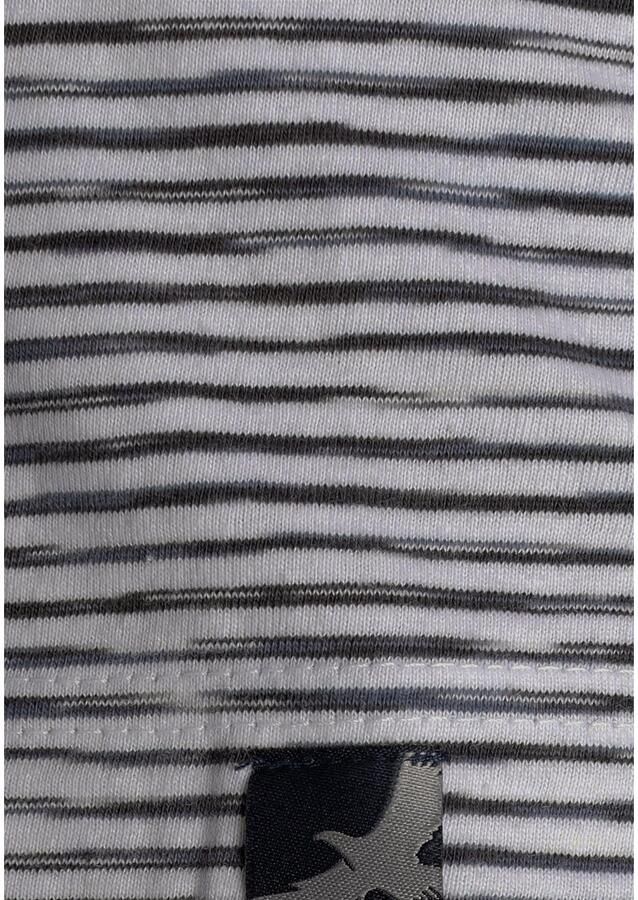 Arizona T-shirt Korte mouwen casual pasvorm gestreept ronde hals casual - Foto 2