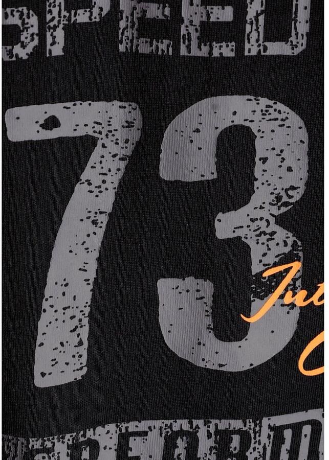 Arizona T-shirt Korte mouwen effen ronde hals van katoen