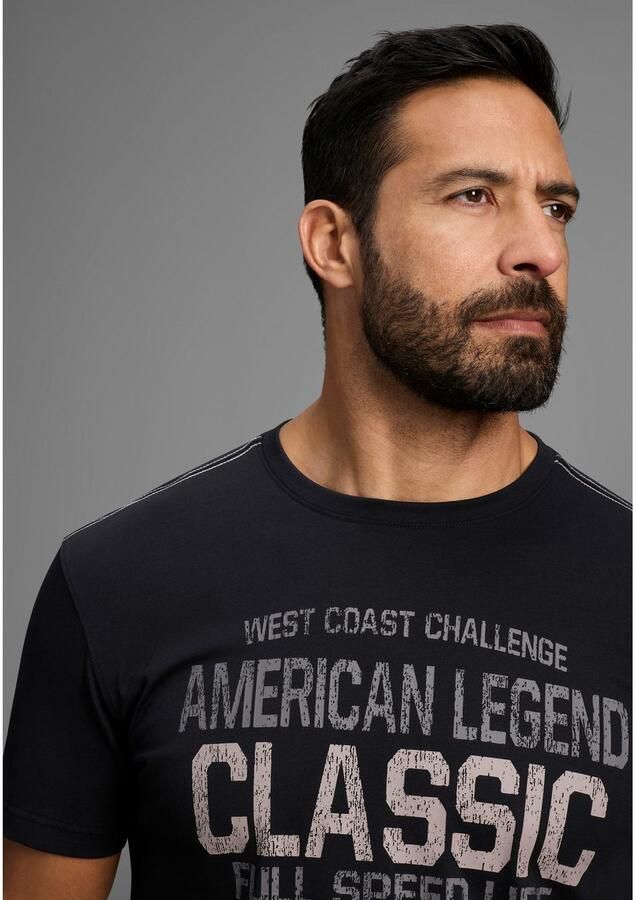 Arizona T-shirt Korte mouwen effen ronde hals van katoen - Foto 2