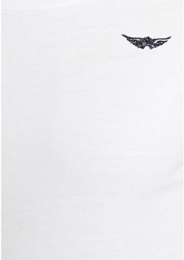 Arizona T-shirt Korte mouwen figuurvolgend basic-stijl van katoenmix - Foto 2