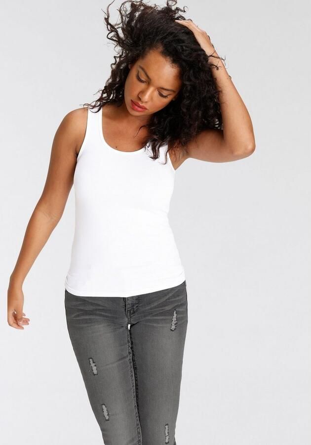 Arizona Tanktop met logoborduursel - Foto 3