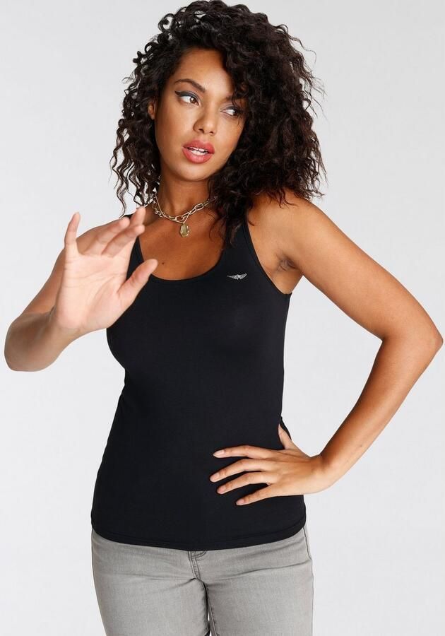 Arizona Tanktop met logoborduursel - Foto 3