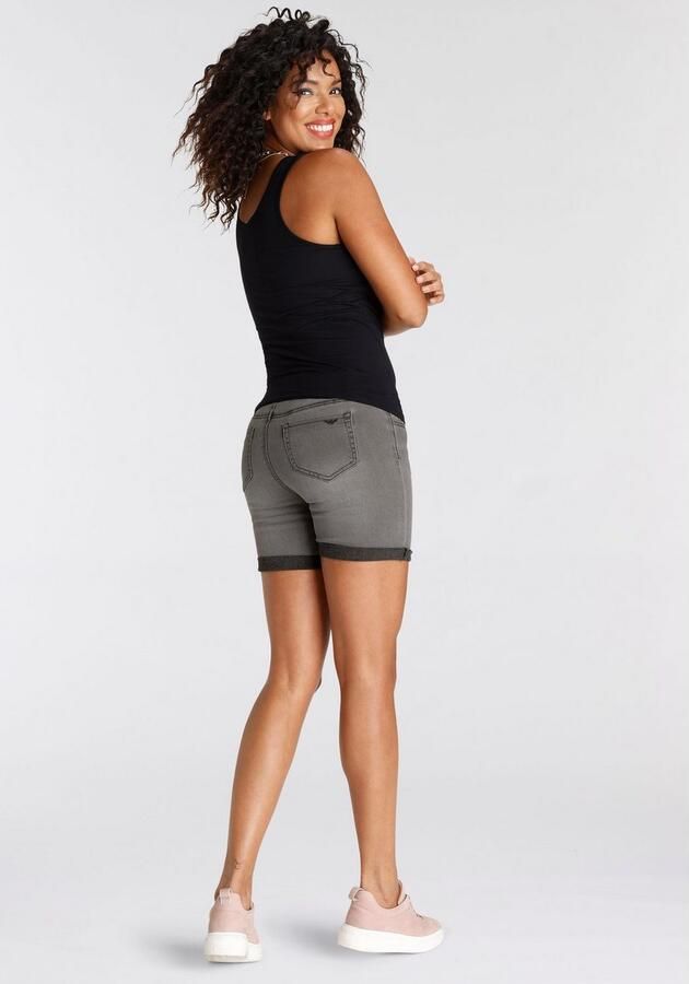 Arizona Jeansshort Ultra Stretch extra strak gesneden opgerolde beenafsluitingen - Foto 7