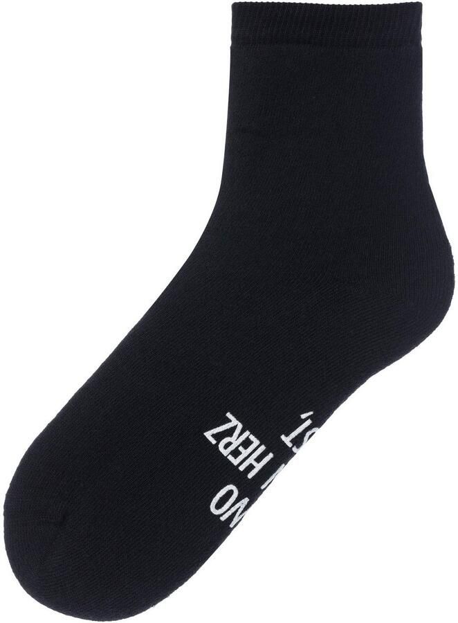 Arizona Wellness-sokken met antislip in de vorm van een spreuk (set 3 paar)