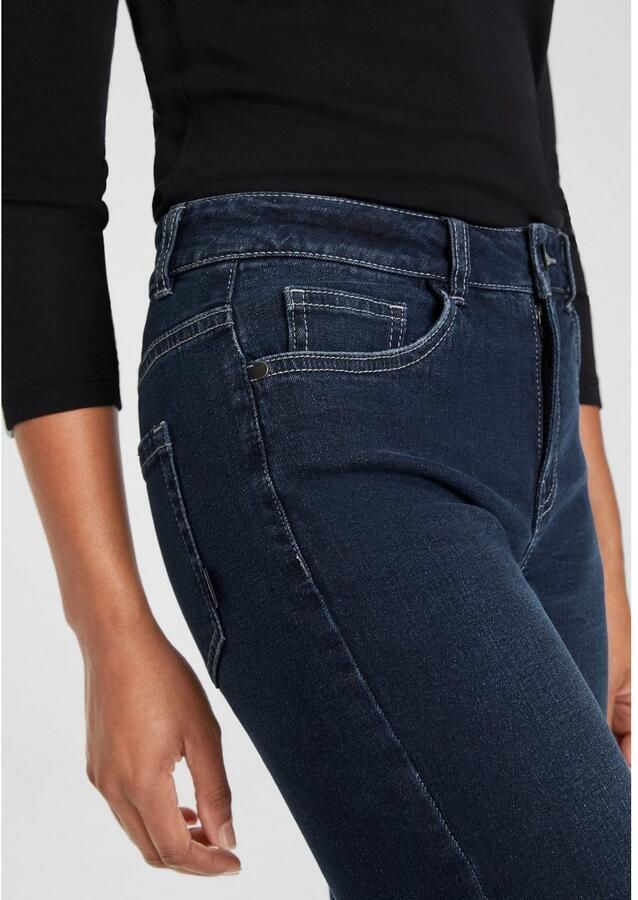 Arizona Wijde jeans wijde pasvorm used-look-wassing hoge taille - Foto 2