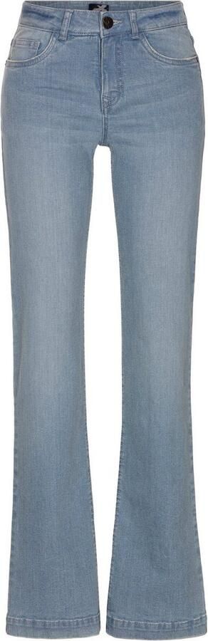 Arizona Wijde jeans wijde pasvorm used-look-wassing hoge taille - Foto 8