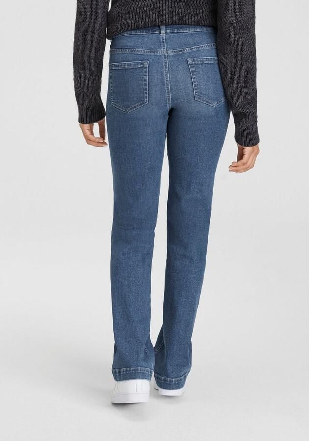 Arizona Wijde jeans wijde pasvorm used-look-wassing hoge taille - Foto 3