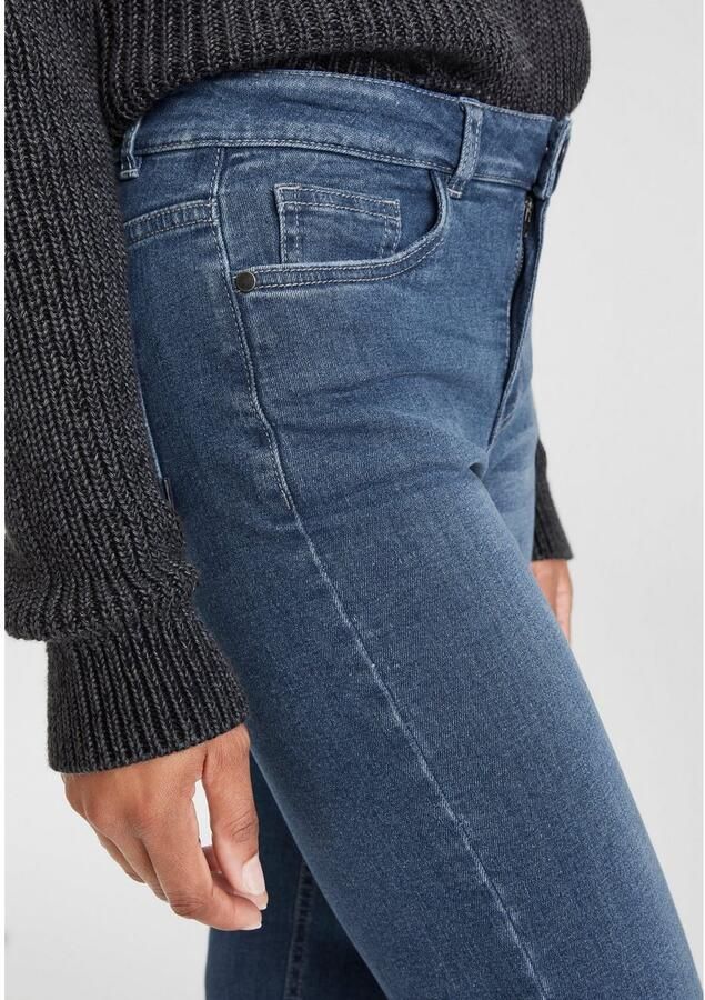 Arizona Wijde jeans wijde pasvorm used-look-wassing hoge taille - Foto 2