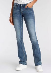 Arizona Bootcut jeans Met geren Low Waist