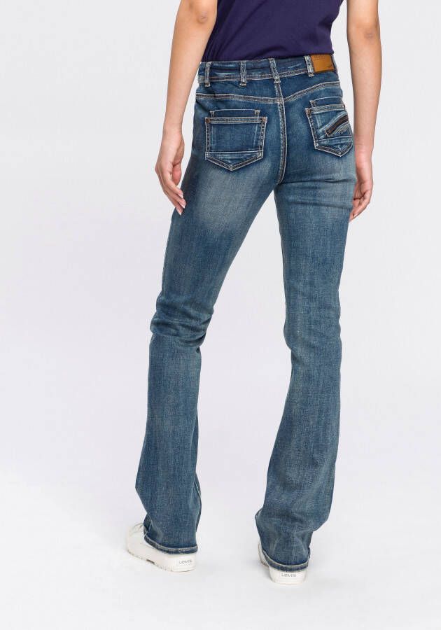 Arizona Bootcut jeans Met ritszak High Waist