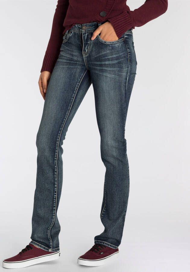 Arizona Rechte jeans Met ritszak Mid waist