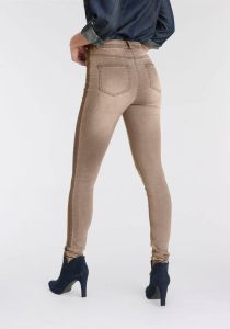 Arizona Skinny fit jeans Ultra Stretch Highwaist met strepen opzij