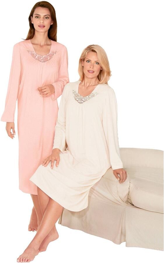 Ascafa Nachthemd n met korte mouwen - Foto 3