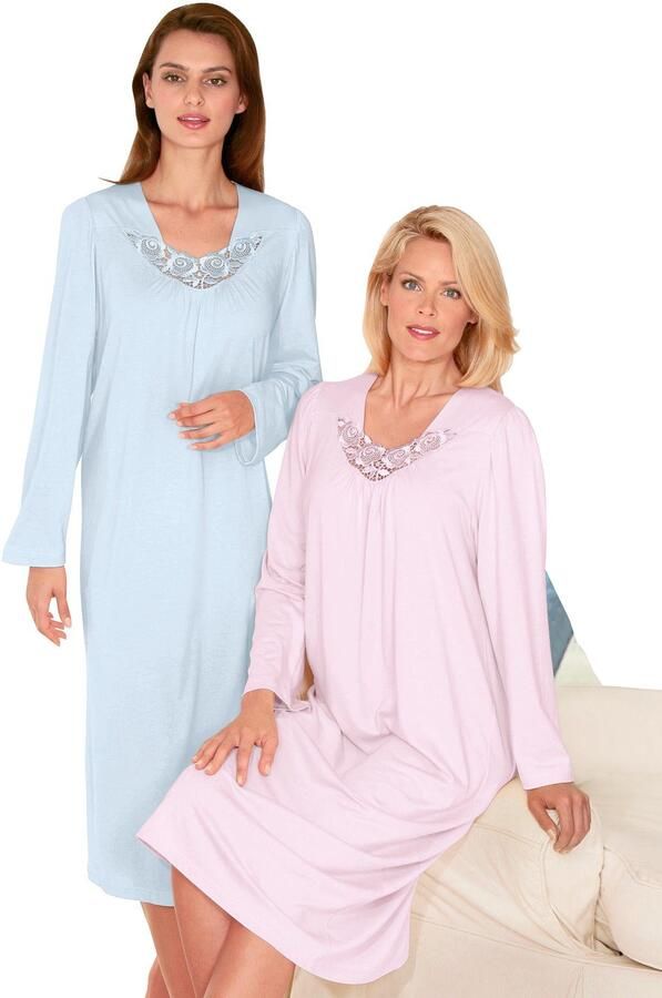 Ascafa Nachthemd n met korte mouwen - Foto 3