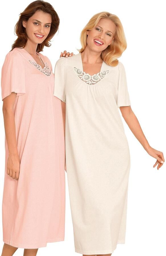 Ascafa Nachthemd n met korte mouwen - Foto 2