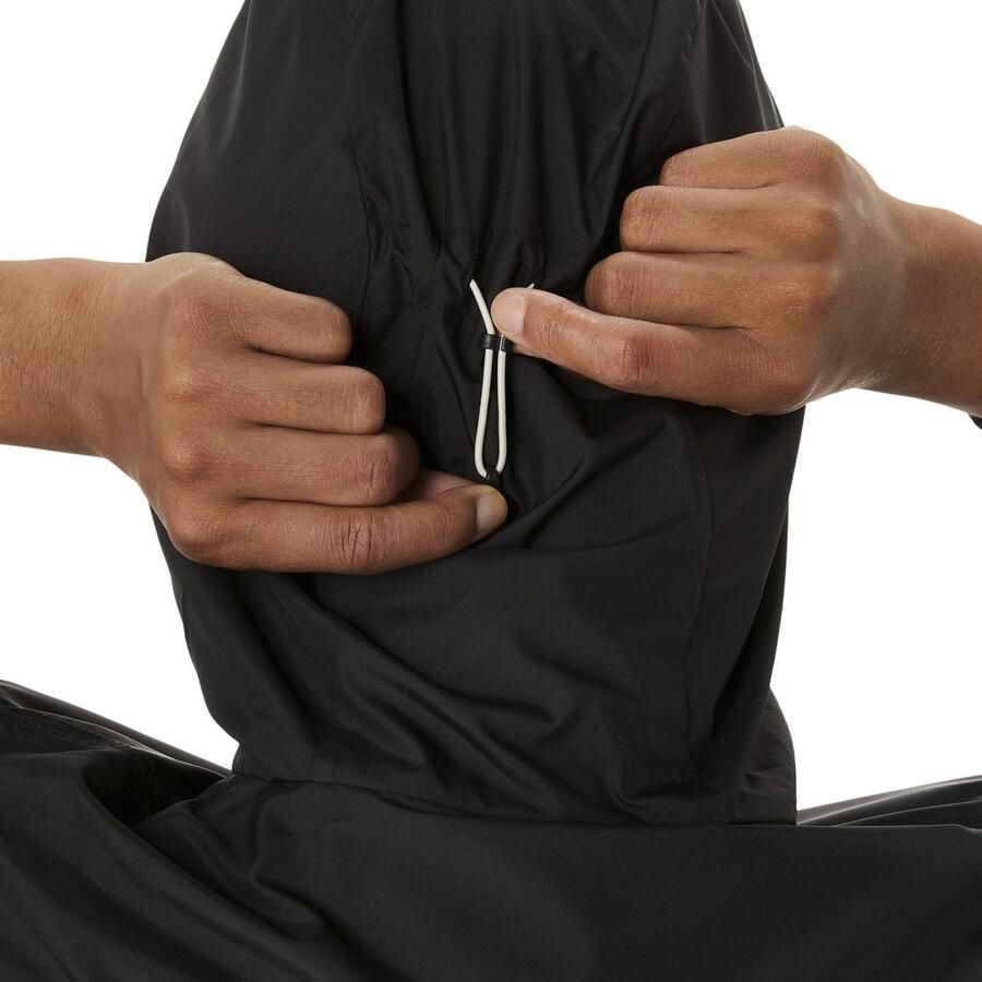 ASICS Core Woven Jacket Black- Dames Black