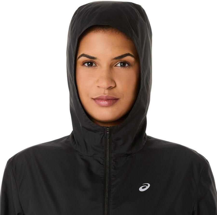 ASICS Core Woven Jacket Black- Dames Black - Foto 5
