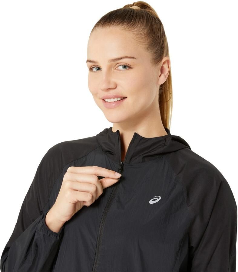 ASICS Road Packable Jacket Black- Dames Black - Foto 5