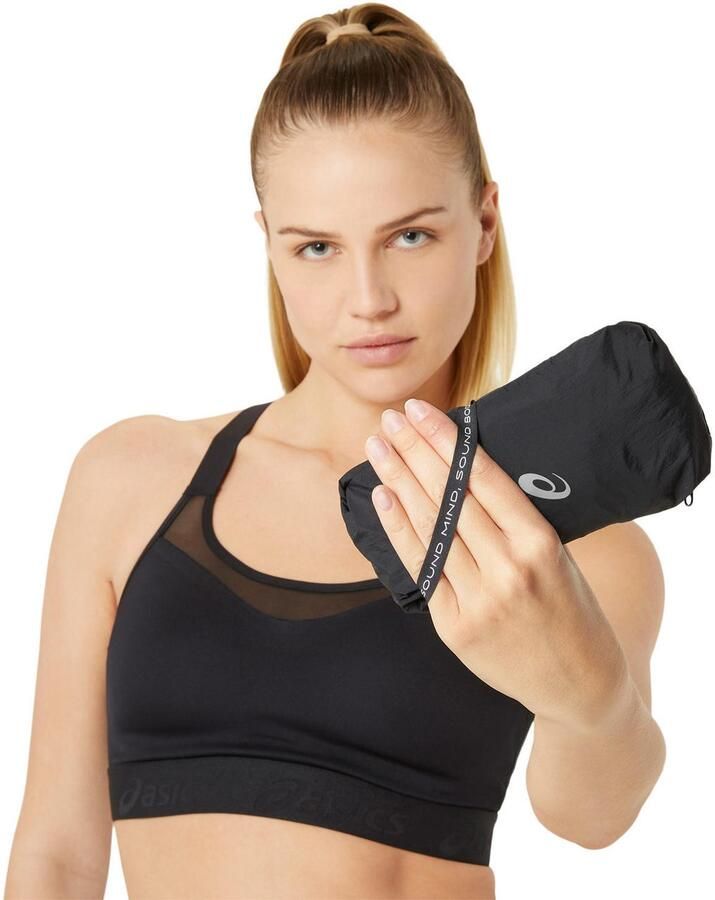 ASICS Road Packable Jacket Black- Dames Black - Foto 6