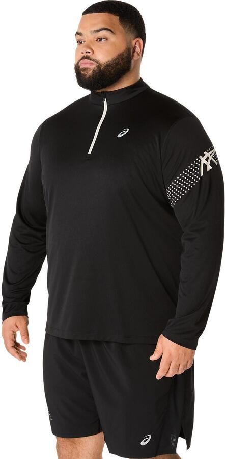 ASICS Icon Long Sleeve 1 2 Zip Top Black- Heren Black - Foto 7