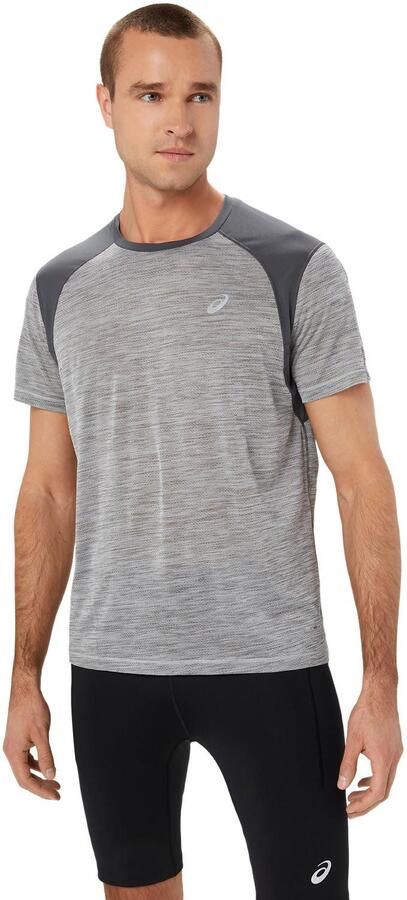 ASICS Road T-Shirt Grey- Heren Grey - Foto 6